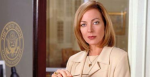 It's Allison Janney!  She was also Mother, on that one episode of Lost that raised more questions than it answered.